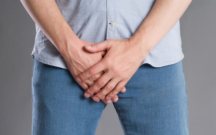 Bir erkekte prostatit